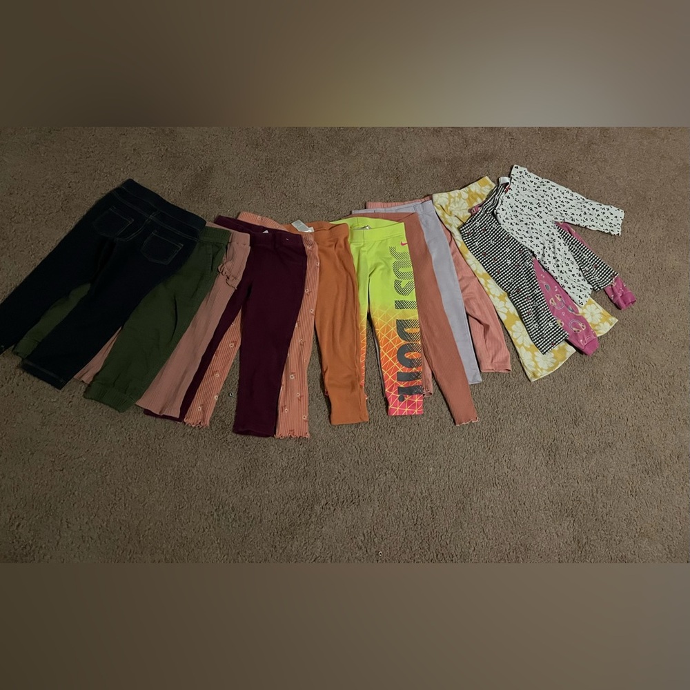 LOT of 14 Toddler Pants 3-4T